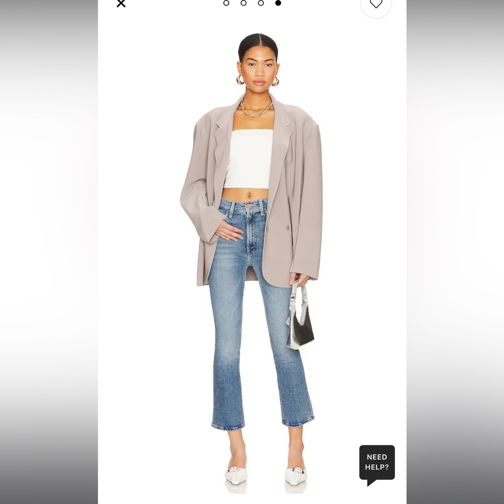 Mother hustler ankle fray jeans in color we all scream